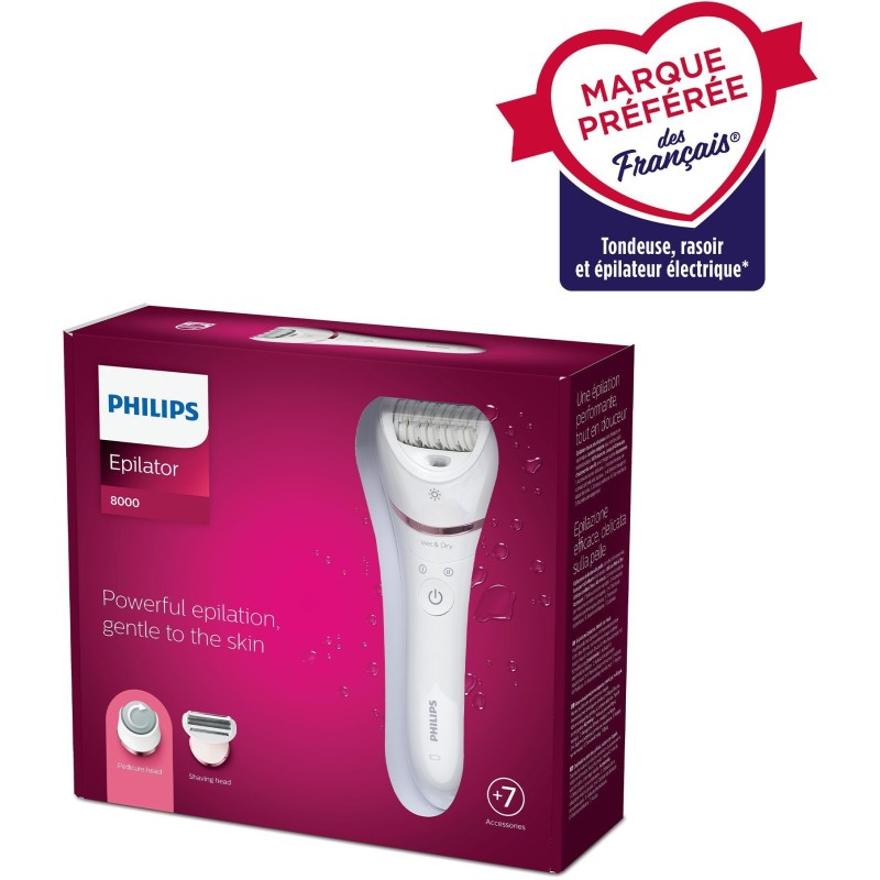 Epilateur électrique - PHILIPS - BRE730/10 - Satinelle Advanced Epilateur électrique - PHILIPS - BRE730/10 - Satinelle Advanced