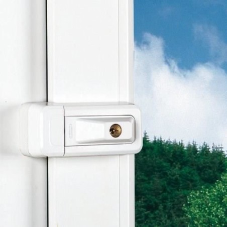 Verrou - ABUS - 3010 W KD EK - Solution universelle pour fenetres et p