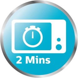 Stérilisateur micro-ondes - PHILIPS AVENT - Vapeur rapide - Bleu/Blan