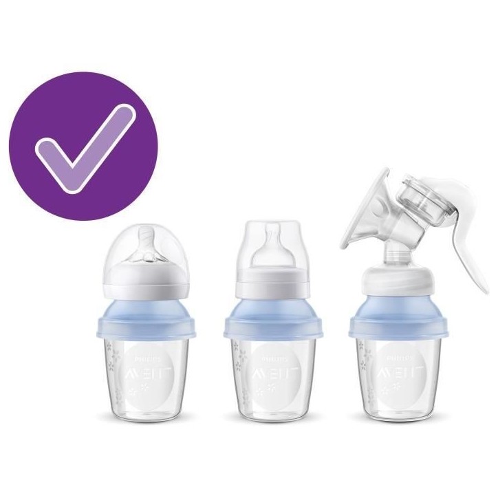 Pots de conservation - PHILIPS AVENT - Lait maternel - 10 pots 180ml + 2 adaptateurs Pots de conservation - PHILIPS AVENT - Lait maternel - 10 pots 180ml + 2 adaptateurs