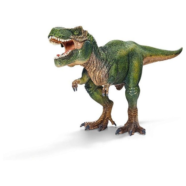 Figurine T-Rex vert, Tyrannosaure Rex avec mâchoire mobile, jouet dinosaure pour enfants, des 4 ans, Schleich 14525 DINOSAURS Figurine T-Rex vert, Tyrannosaure Rex avec mâchoire mobile, jouet dinosaure pour enfants, des 4 ans, Schleich 14525 DINOSAURS