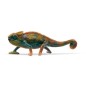 Figurine Caméléon, Figurine qui change de couleur avec la chaleur, jouet pour enfants des 3 ans, Schleich 14858 WILD LIFE