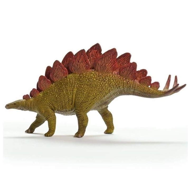 Figurine Stégosaure, avec détails réalistes, Schleich 15040 Dinosaurs, pour enfants des 4 ans