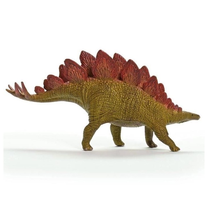 Figurine Stégosaure, avec détails réalistes, Schleich 15040 Dinosaurs, pour enfants des 4 ans