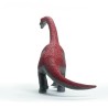 Figurine Brachiosaure, rouge avec détails réalistes, pour enfants de