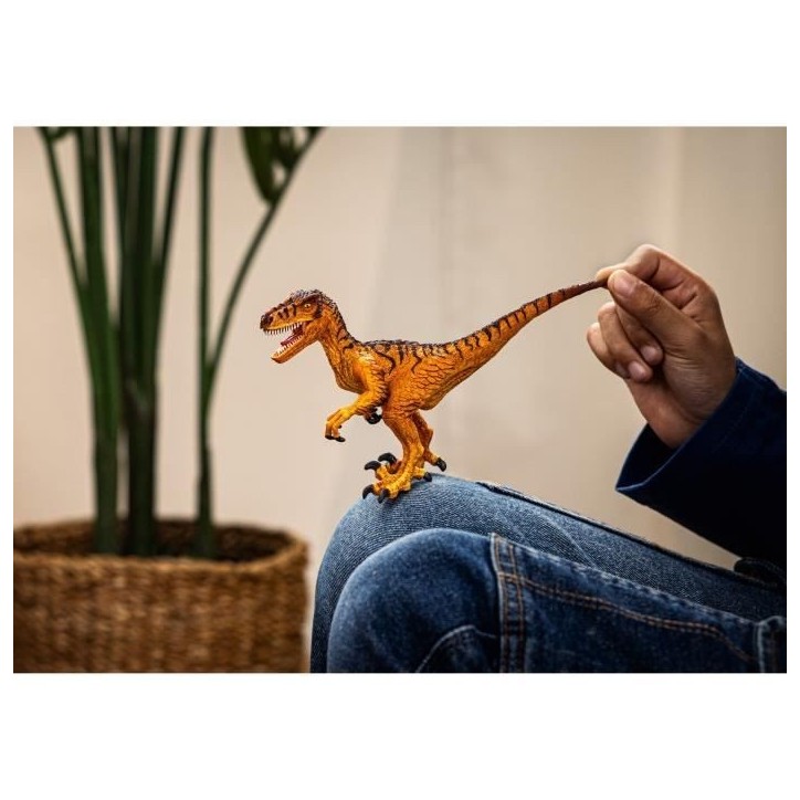 Figurine Vélociraptor, SCHLEICH 15045 Dinosaurs, Des 4 ans