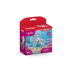 Figurine Sirene sur licorne de mer, Schleich 70594 Bayala, 4 pieces, D