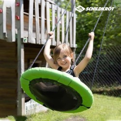 Balançoire - SCHILDKRÖT - Nid d'oiseau 60cm - Plastique tressé - Tu