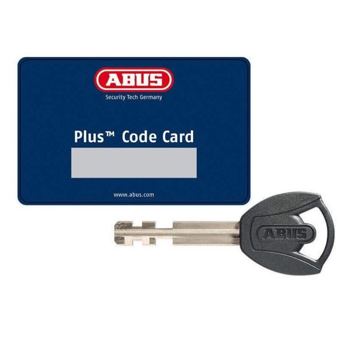 Antivol de chaîne - ABUS - 1480/180 - Maillons 14 mm - Gainage tissu - Cylindre Xplus Antivol de chaîne - ABUS - 1480/180 - Maillons 14 mm - Gainage tissu - Cylindre Xplus