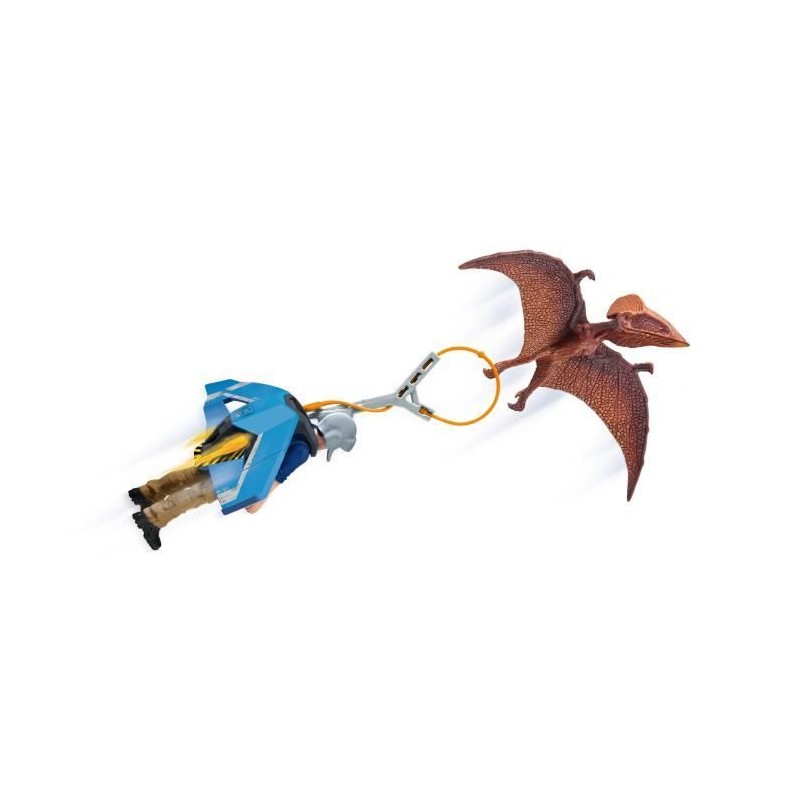 Jetpack Chase et dinosaure tupuxuara, Coffret schleich avec 1 figurine Jetpack Chase et dinosaure tupuxuara, Coffret schleich avec 1 figurine