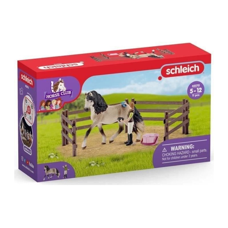 Kit de soin pour chevaux andaloux, coffret schleich avec 9 éléments Kit de soin pour chevaux andaloux, coffret schleich avec 9 éléments