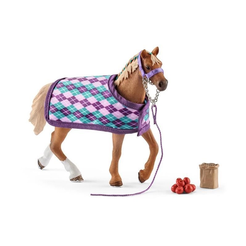 Set de Jouets schleich 5 Pieces avec Figurine Cheval Pur-sang anglais Set de Jouets schleich 5 Pieces avec Figurine Cheval Pur-sang anglais