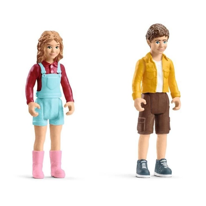 Cabane aventure dans les arbres, coffret de 60 pieces détaillées avec balançoire, 2 figurines d'enfant et figurines d'animaux Cabane aventure dans les arbres, coffret de 60 pieces détaillées avec balançoire, 2 figurines d'enfant et figurines d'animaux