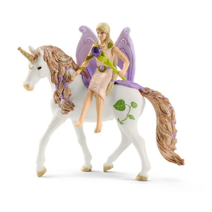 Maison-fleur pailletée avec licornes, lac et écurie - Schleich - 42445 - Multicolore - Rose - Fille Maison-fleur pailletée avec licornes, lac et écurie - Schleich - 42445 - Multicolore - Rose - Fille