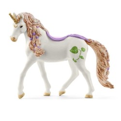 Maison-fleur pailletée avec licornes, lac et écurie - Schleich - 424