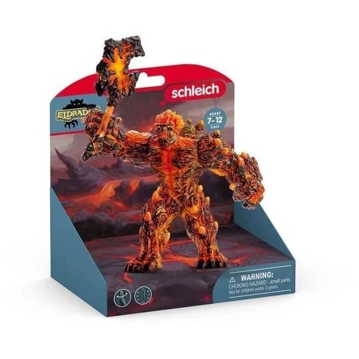 Golem de lave avec arme, Schleich 42447 Eldrador Creature, Figurine d'action tres durable, Des 7 ans Golem de lave avec arme, Schleich 42447 Eldrador Creature, Figurine d'action tres durable, Des 7 ans