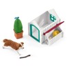 Enclos pour chevaux d'Hannah avec chienne Ruby, coffret schleich avec