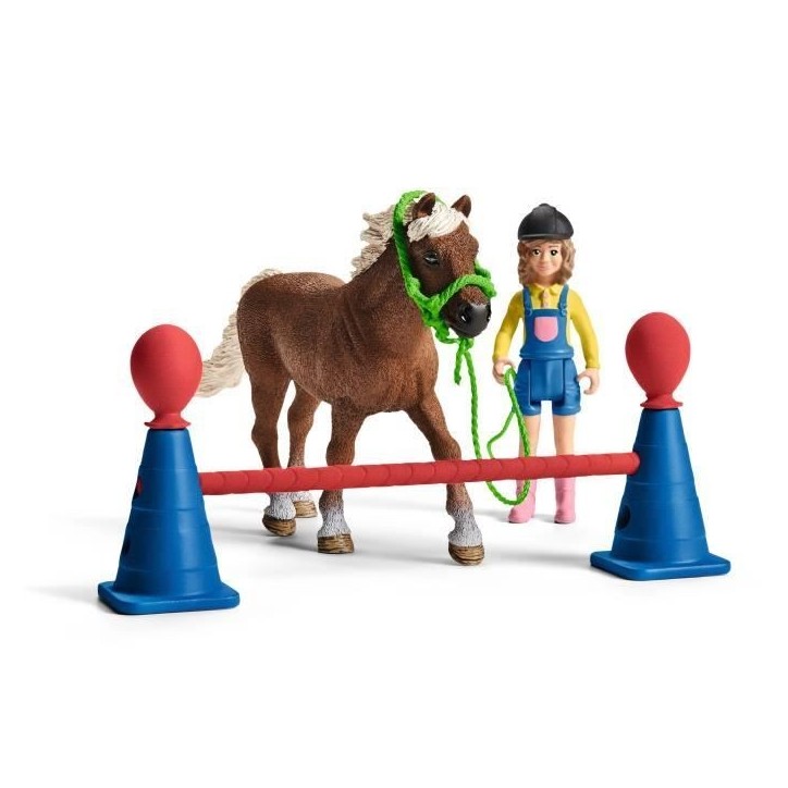 Coffret d'Entraînement Agilité Équestre avec Cheval Schleich, Dresseur et Accessoires - Ensemble Équestre de 41 Pieces - Cad Coffret d'Entraînement Agilité Équestre avec Cheval Schleich, Dresseur et Accessoires - Ensemble Équestre de 41 Pieces - Cad