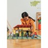 Écurie avec boxes et animaux, coffret de 82 pieces avec chevaux, Schl
