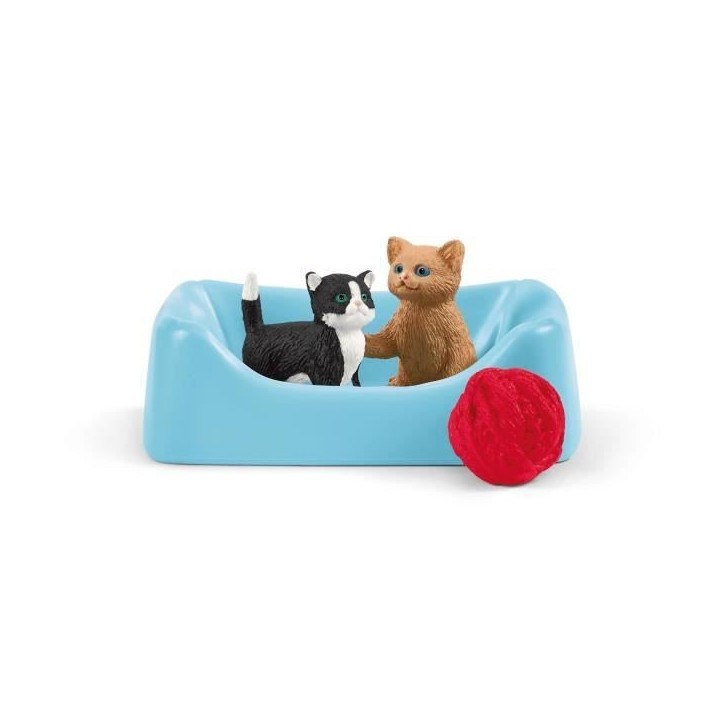 Coffret Aire de jeu pour chats adorables, figurines d'animaux avec chats, pour enfants des 3 ans, Schleich 42501 Farm World Coffret Aire de jeu pour chats adorables, figurines d'animaux avec chats, pour enfants des 3 ans, Schleich 42501 Farm World