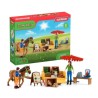Étal mobile de la ferme, jeu de ferme avec figurines de fermiers, che
