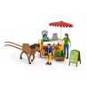 Étal mobile de la ferme, jeu de ferme avec figurines de fermiers, che