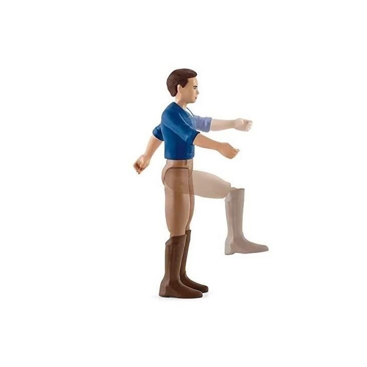 Voyage en voiture avec remorque pour chevaux, Coffret figurines Schleich 42535 Horse Club pour enfants de 5 ans