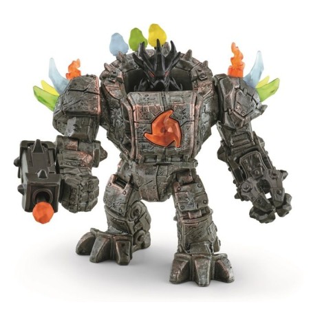 Master Robot et sa Mini Creature, coffret figurine robot de 20 pieces avec pieces mobiles et rotatives, jouet robot pour enfants