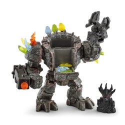 Master Robot et sa Mini Creature, coffret figurine robot de 20 pieces