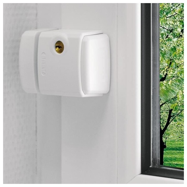 Verrou - ABUS - FTS3003 W KD EK - Sécurité pour fenetres en alu, bois, plastique - Clé nécessaire uniquement pour l'ouvertur Verrou - ABUS - FTS3003 W KD EK - Sécurité pour fenetres en alu, bois, plastique - Clé nécessaire uniquement pour l'ouvertur