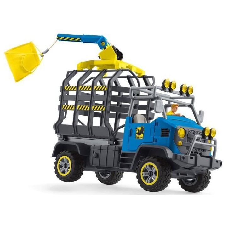 Mission de transport Dino, coffret de 43 pieces avec figurine tricératops et camion de transport, jouets dinosaures pour enfant Mission de transport Dino, coffret de 43 pieces avec figurine tricératops et camion de transport, jouets dinosaures pour enfant