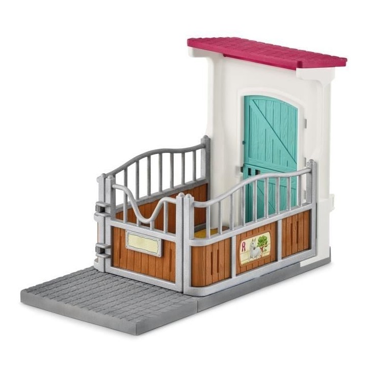 Box avec étalon Pur Sang anglais, Extension pour écurie schleich pour enfant, Schleich 42569 HORSE CLUB, des 5 ans Box avec étalon Pur Sang anglais, Extension pour écurie schleich pour enfant, Schleich 42569 HORSE CLUB, des 5 ans