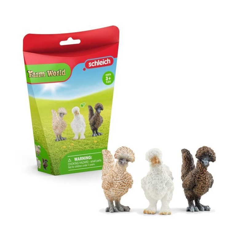 Coffret de Figurines Poules - Ferme Jouet et Grange de 3 Pieces avec F Coffret de Figurines Poules - Ferme Jouet et Grange de 3 Pieces avec F