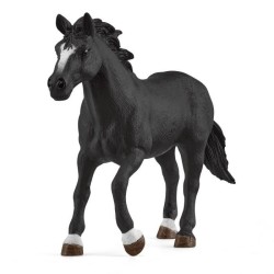 Figurine Cowgirl et Tonneaux de Racing, avec figurine et cheval, Schle