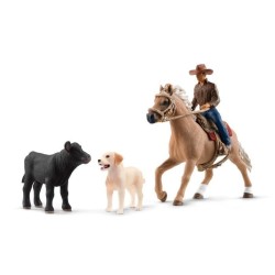 SCHLEICH - Aventures d'équitation Western - 42578 - Gamme Farm World