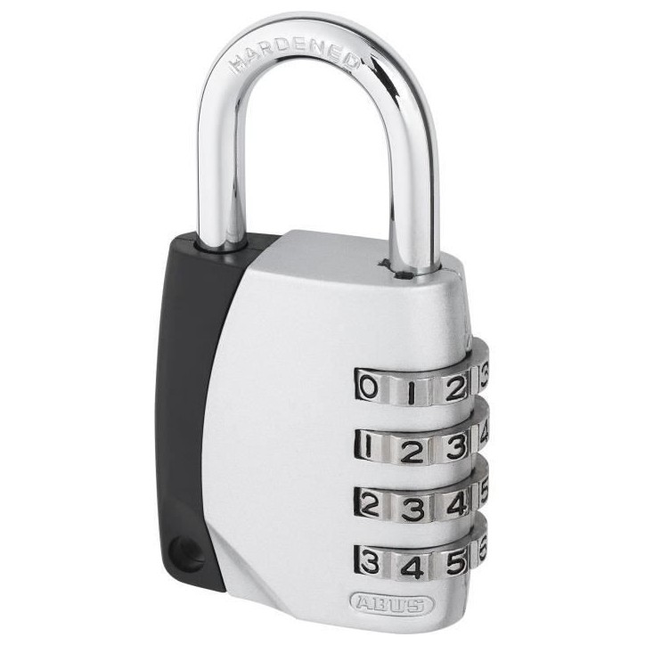 Cadenas a combinaison - ABUS - 155/40 B/DFNLI - Anse acier - Code numérique a trois chiffres personnalisable
