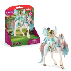 Coffret de Figurines Fée Eyela avec Jouet Licorne de Princesse - Prin