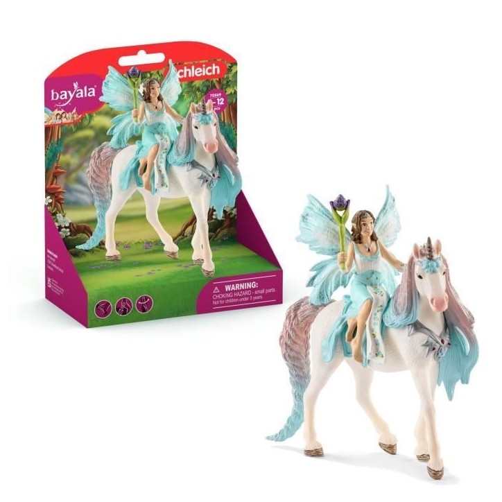 Coffret de Figurines Fée Eyela avec Jouet Licorne de Princesse - Princesse Volante avec Figurine Licorne et Baguette Magique - Coffret de Figurines Fée Eyela avec Jouet Licorne de Princesse - Princesse Volante avec Figurine Licorne et Baguette Magique -