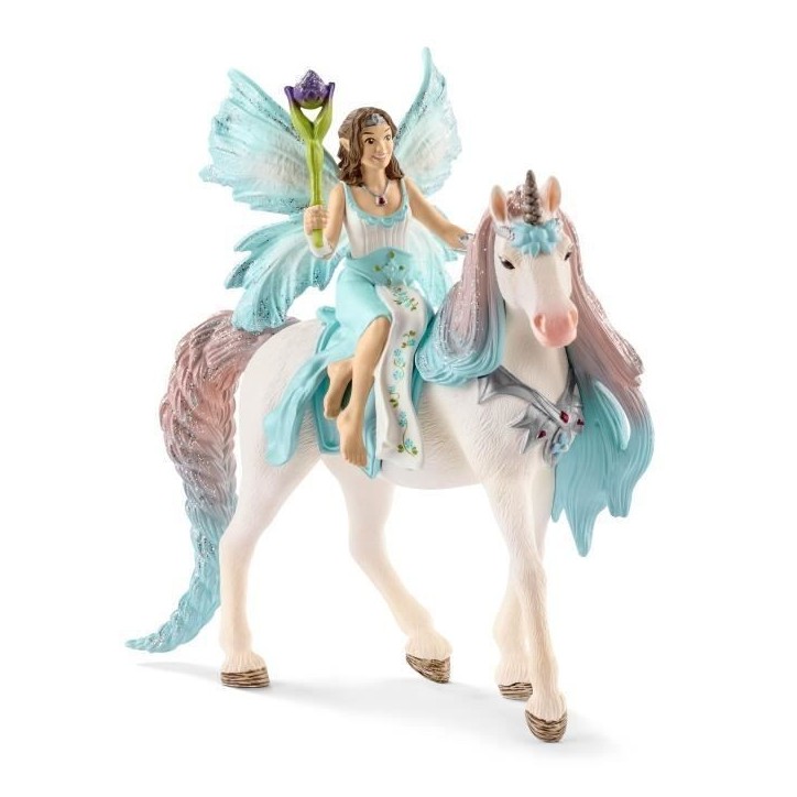 Coffret de Figurines Fée Eyela avec Jouet Licorne de Princesse - Princesse Volante avec Figurine Licorne et Baguette Magique - Coffret de Figurines Fée Eyela avec Jouet Licorne de Princesse - Princesse Volante avec Figurine Licorne et Baguette Magique -