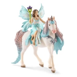 Coffret de Figurines Fée Eyela avec Jouet Licorne de Princesse - Prin