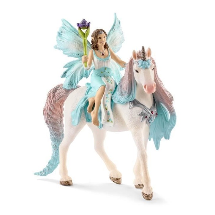 Coffret de Figurines Fée Eyela avec Jouet Licorne de Princesse - Princesse Volante avec Figurine Licorne et Baguette Magique - Coffret de Figurines Fée Eyela avec Jouet Licorne de Princesse - Princesse Volante avec Figurine Licorne et Baguette Magique -