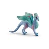 Figurines Dragon Fleuri avec son petit, Coffret Schleich 70592 Bayala,