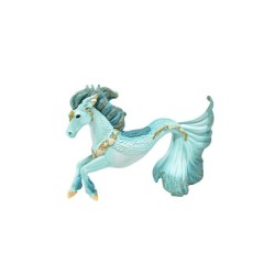 Figurine Sirene Eyela sur cheval de mer - avec sa Baguette Magique - S