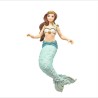 Figurine Sirene Eyela sur cheval de mer - avec sa Baguette Magique - S