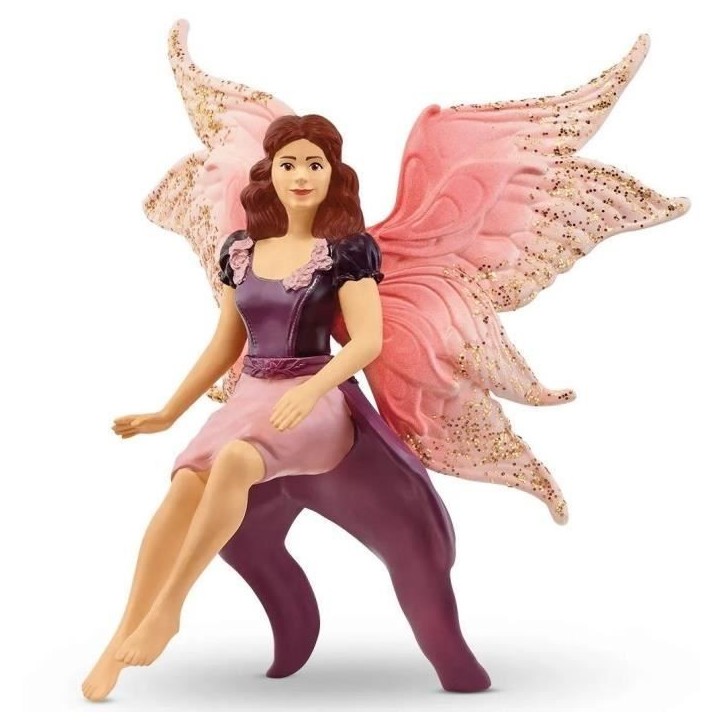 Figurine SCHLEICH Elfe a dos de chouette scintillante V2 - Gamme bayala Figurine SCHLEICH Elfe a dos de chouette scintillante V2 - Gamme bayala