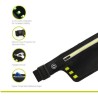 Ceinture de course - SCHILDKRÖT - Wheel Bee Running Waistbag Night Ru