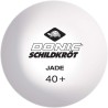 Balles de tennis de table - SCHILDKRÖT - JADE POLY 40+ - blanc -144 p