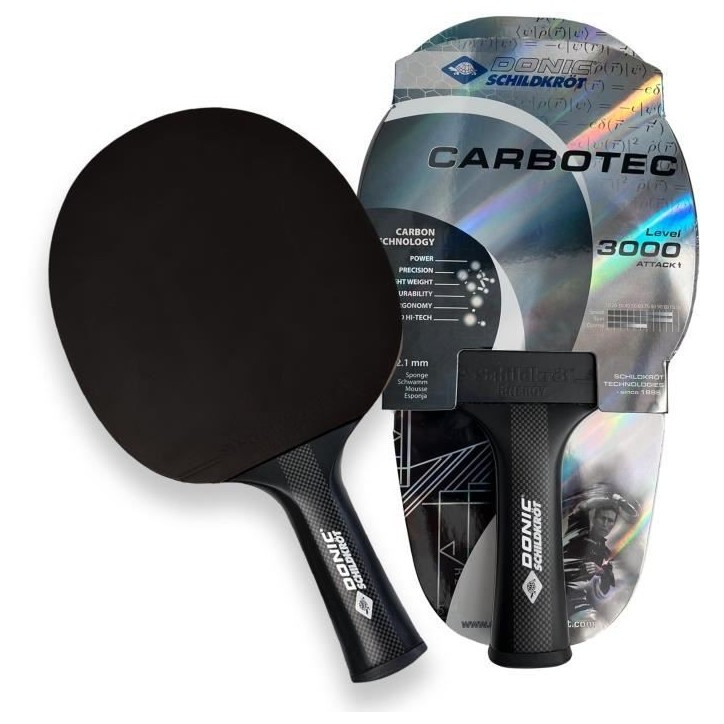 Raquette de tennis de table - SCHILDKRÖT - CARBOTEC 3000 Raquette de tennis de table - SCHILDKRÖT - CARBOTEC 3000