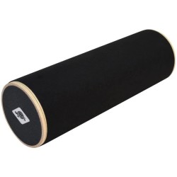 Planche d'équilibre - Fitness - SCHILDKRÖT - Antidérapant - Diametre 11 cm - 73,5 x 28 cm - WOODEN BALANCE BOARD