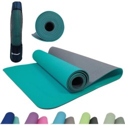 Tapis de yoga - FITNESS - SCHILDKRÖT - 183 x 61 cm - 4 mm - Sac inclu